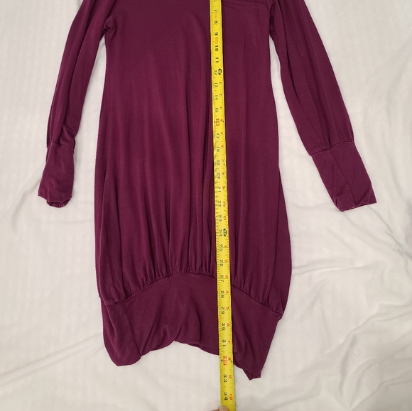 Dark purple dress/extra long top - Picture 4 of 8